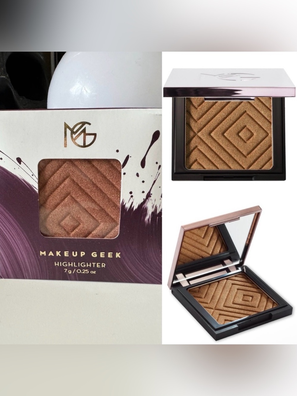 3/$15 Makeup Geek Highlighter Single Pan Ignite Cruelty Free & Vegan